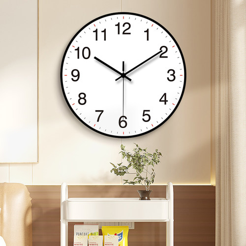 【官方推荐】客厅简约静音挂钟