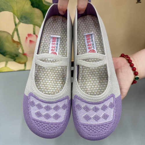 平底浅口老北京布鞋软底舒适防滑