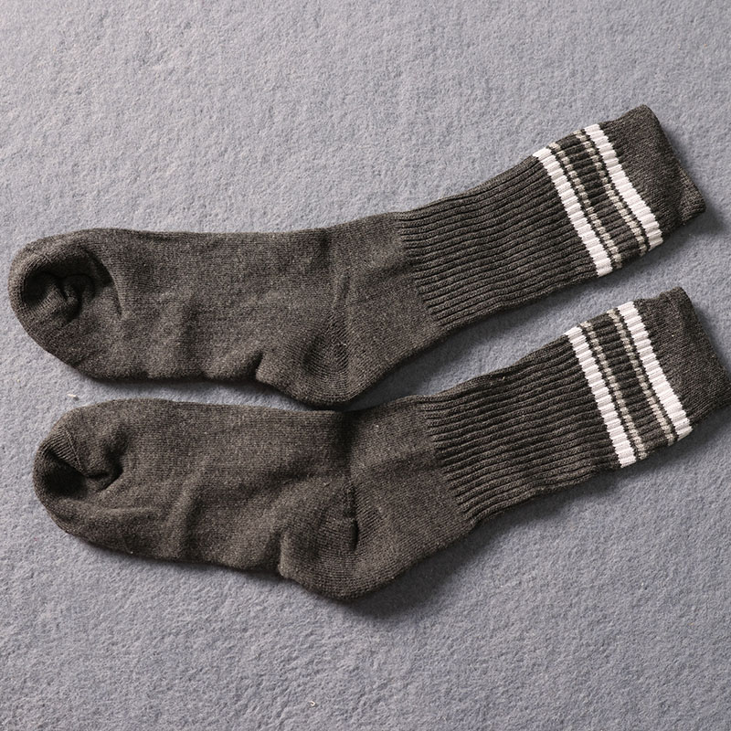 秋冬户外保暖吸汗毛巾了中筒袜
