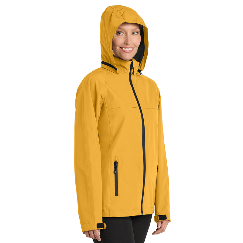 防风防水内衬网眼透气冲锋衣女