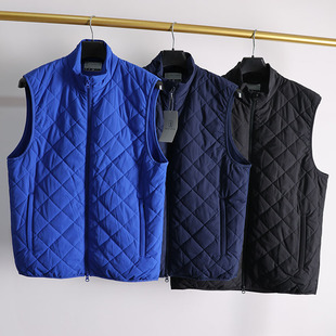 加绒保暖防风Golf坎肩 百搭修身 轻量薄款 立领菱格高尔夫马甲