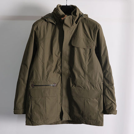 秋冬户外三合一冲锋衣男 可拆卸外套防风防水加绒保暖登山服a051