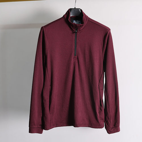 春秋大码户外加绒保暖高尔夫体恤