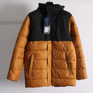 户外棉服男防风防水加厚保暖连帽撞色东北抗寒棉衣外套A04 冬季
