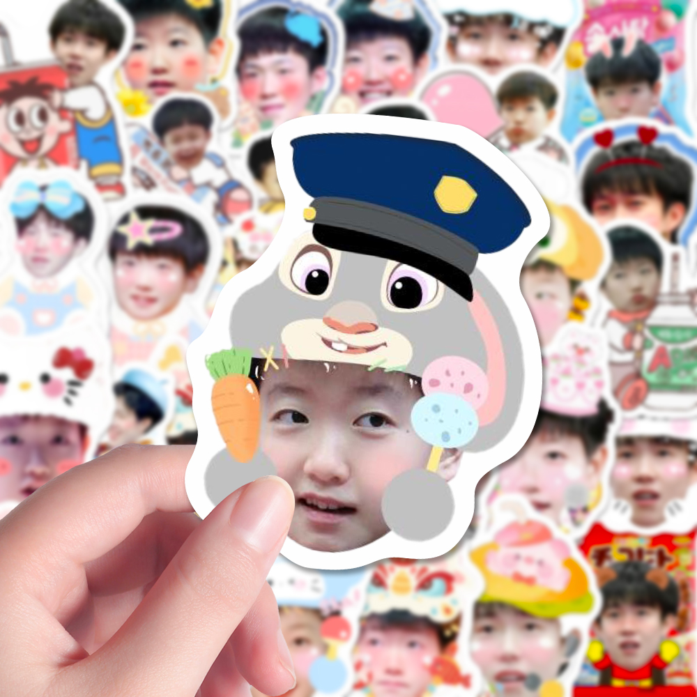 128张孙颖莎莎头大头贴贴纸国乒运动员周边手机壳ipad贴画防水