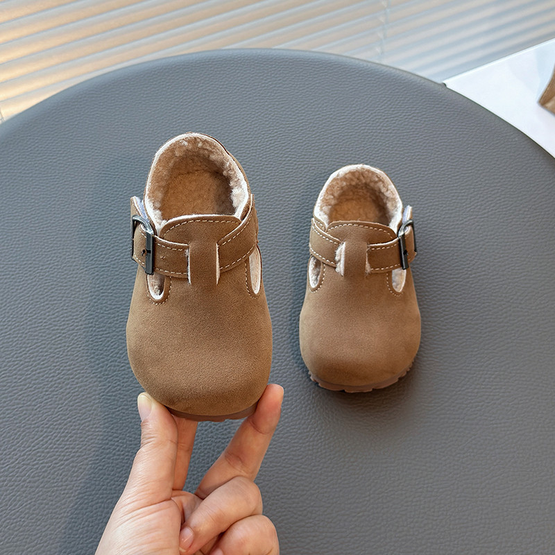 儿童勃肯鞋2024冬季新款加绒保暖女童豆豆鞋宝宝二棉鞋小童休闲鞋,童鞋/婴儿鞋/亲子鞋,学步鞋,淘宝优惠券,粉丝福利购,淘宝优惠卷