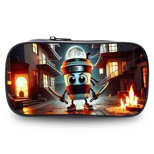 Italian brainrot笔袋小学生铅笔盒文具袋木棍人卡通儿童笔袋印花