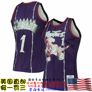 麦迪 mitchellness 75周年纪念球衣 Swingman球迷版 美国代购 猛龙