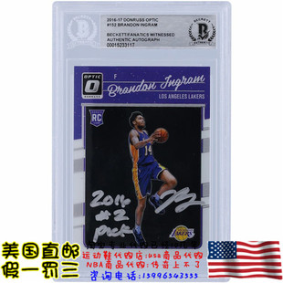 2016 球星卡 亲笔签名 帕尼尼 英格拉姆 美国代购 Panini 湖人