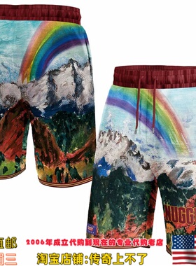 美国代购 丹佛掘金队 NBA x KidSuper Studios 联名款运动球裤