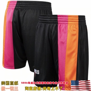 美国代购 热火队mitchellness 05-06赛季Authentic球员版运动球裤