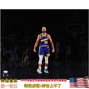 美国代购 勇士队 库里 亲笔签名 亲签海报照片JSA/Fanatics双认证