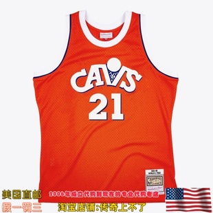 美国代购 骑士队MitchellNess swingman球迷版球衣-沃尔德-B-弗里