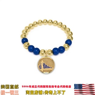 美国代购 定制 勇士 2022年总决赛总冠 自定义名字徽标串珠手链