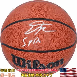 美国代购 骑士队 米切尔 亲笔签名 亲签 威尔胜篮球 Fanatics认证