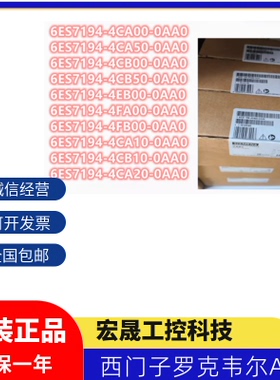 西门子控制器6ES7194-4CA/4CB/4EB/4FA/4FB/4AB/00/50/10/20-0AA0