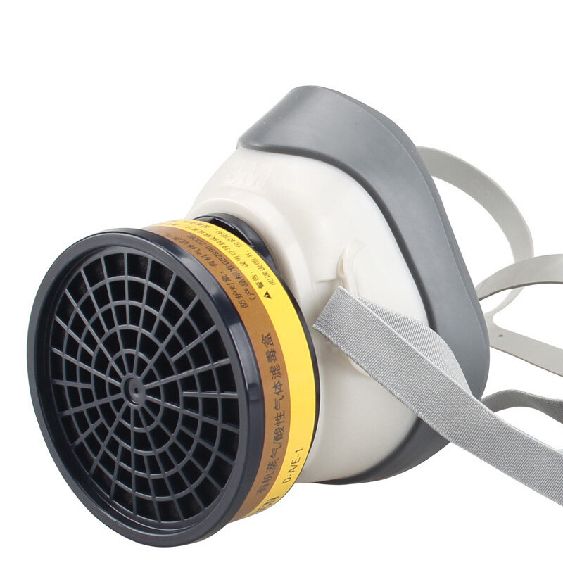 3m1203防毒面具酸性化工气体异味防毒面罩二氧化硫硫化氢防护面罩