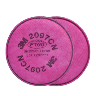 3M 2097 P100高效滤棉颗粒物过滤棉有机蒸气异味防尘电焊烟焊接棉