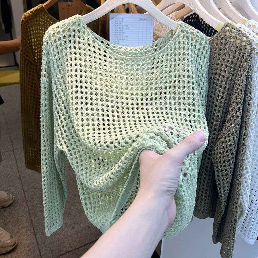 womenclothes欧货长袖镂