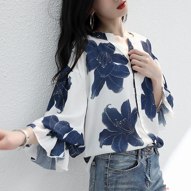 womenclothes雪纺衫夏季
