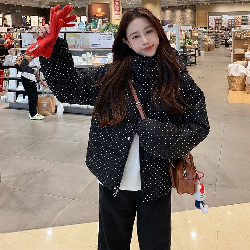 womenclothes韩系波点连