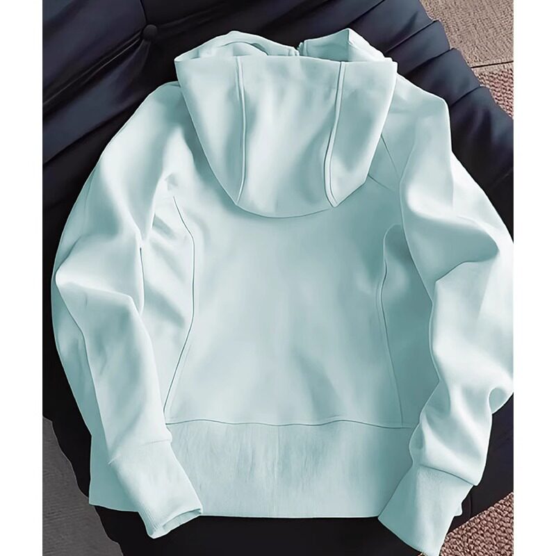 sgwmlulu修身卫衣外套女装早秋款初秋季上衣套装正肩运动瑜伽服薄