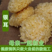 包邮 银耳古田银耳干货 白木耳雪耳新鲜银耳糯银耳特产无硫100g