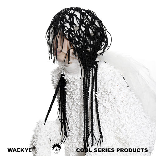 WACKYE手工编织吊坠个性帽子