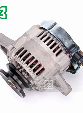 挖掘机日立EX50/55/60发电机 五十铃4LE2/4LE1发动机12V45A发电机