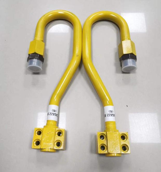 厦工挖掘机XG820/822/825大臂进油管 小臂中臂液压油缸回油管铁管