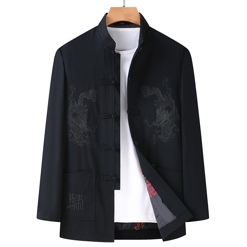 唐装外套中国风爸爸爷爷装汉服