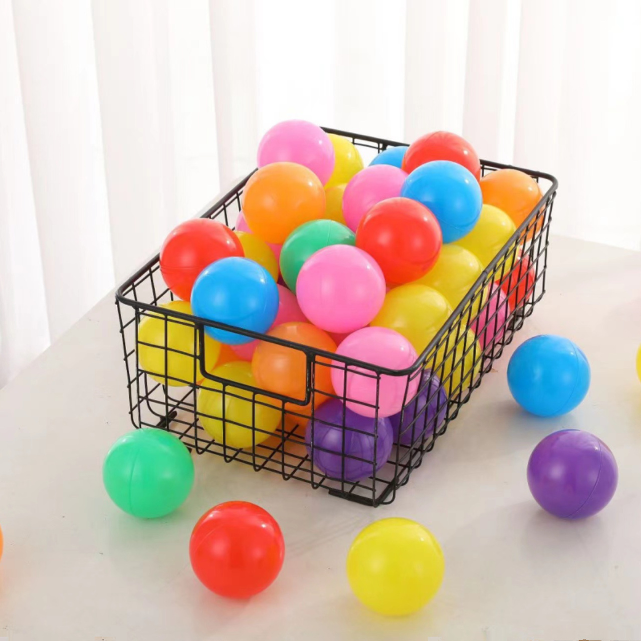 5.5CM7CM多色环保海洋球