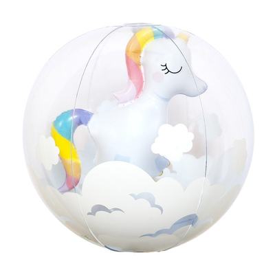 独角兽婴儿塑料玩具布置戏水球