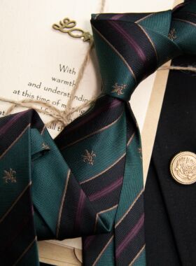 【潘特维拉】长奈川私立 JK领带DK日系制服衬衫校服装饰复古手打