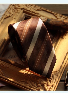 【潘特维拉】小崎-棕色JK/DK制服原创领带校供基础款衬衫领结配饰