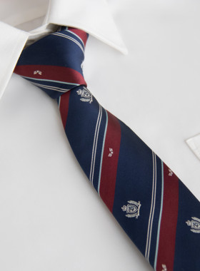 【潘特维拉X不言原创】岚夜高DK/JK领带红蓝条纹学生制服校供领结