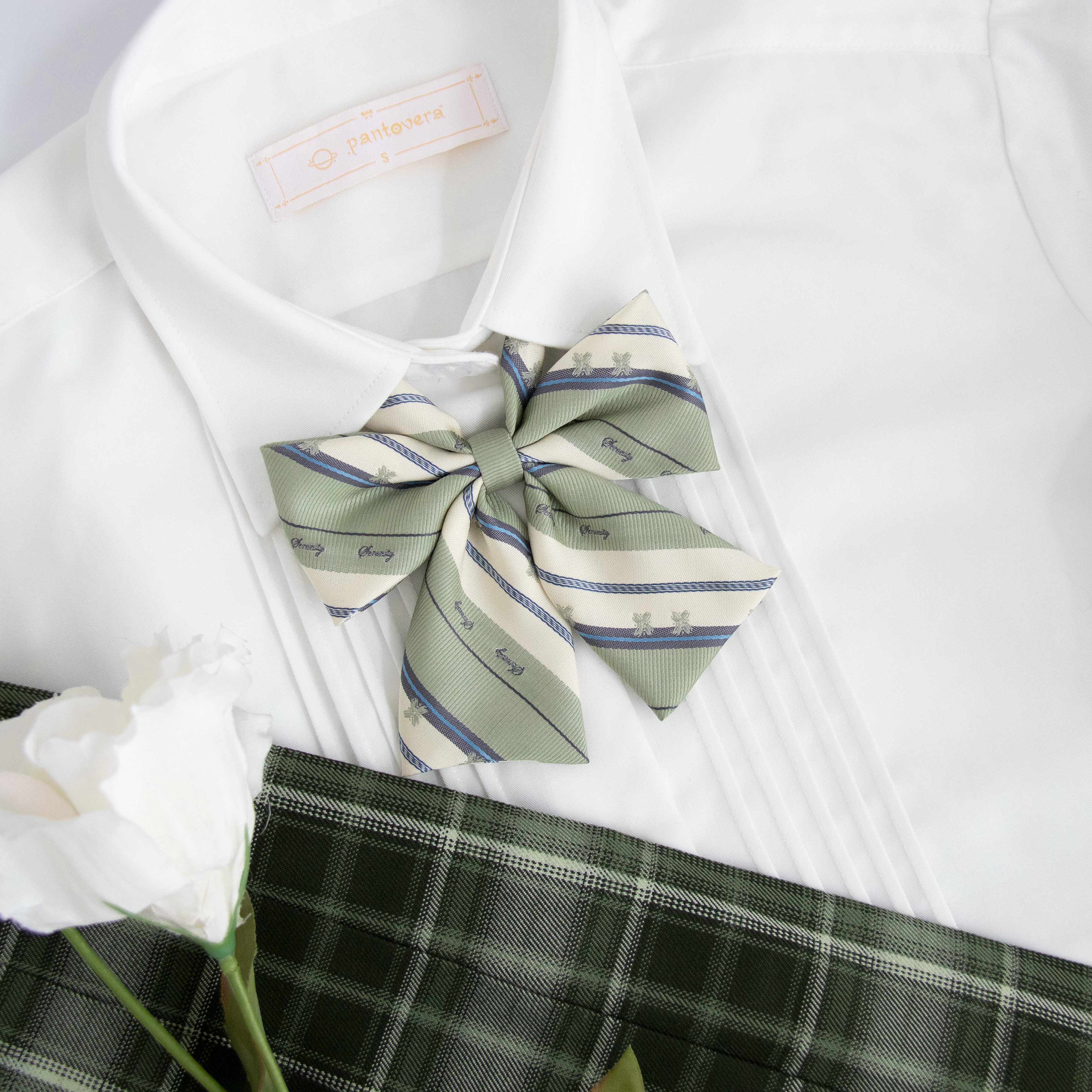 【潘特维拉】春日抹茶原创JK/DK制服衬衫领结情侣蝴蝶结水手服领