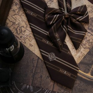 【潘特维拉】焦茶 领带领结JK/DK学院风校供制服衬衫休闲情侣配饰