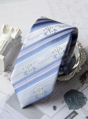 【潘特维拉】海王星 JK DK制服原创设计领带衬衫校供蓝色小物配饰