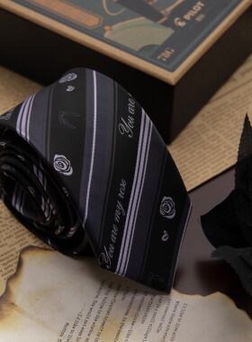 【潘特维拉】荆棘玫瑰 JK/DK原创设计制服领带男西式衬衫小物配饰