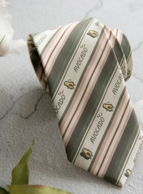 【潘特维拉X不言原创】牛油果啵啵冰jk/dk绿色领带学生制服领结女