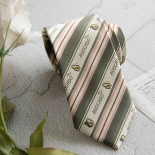 【潘特维拉X不言原创】牛油果啵啵冰jk/dk绿色领带学生制服领结女