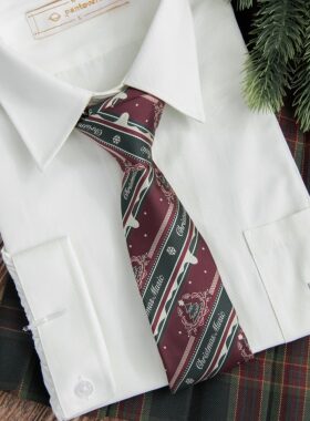 【潘特维拉】圣诞曲 JK领带DK学院风领带衬衫秋冬内搭条纹领结