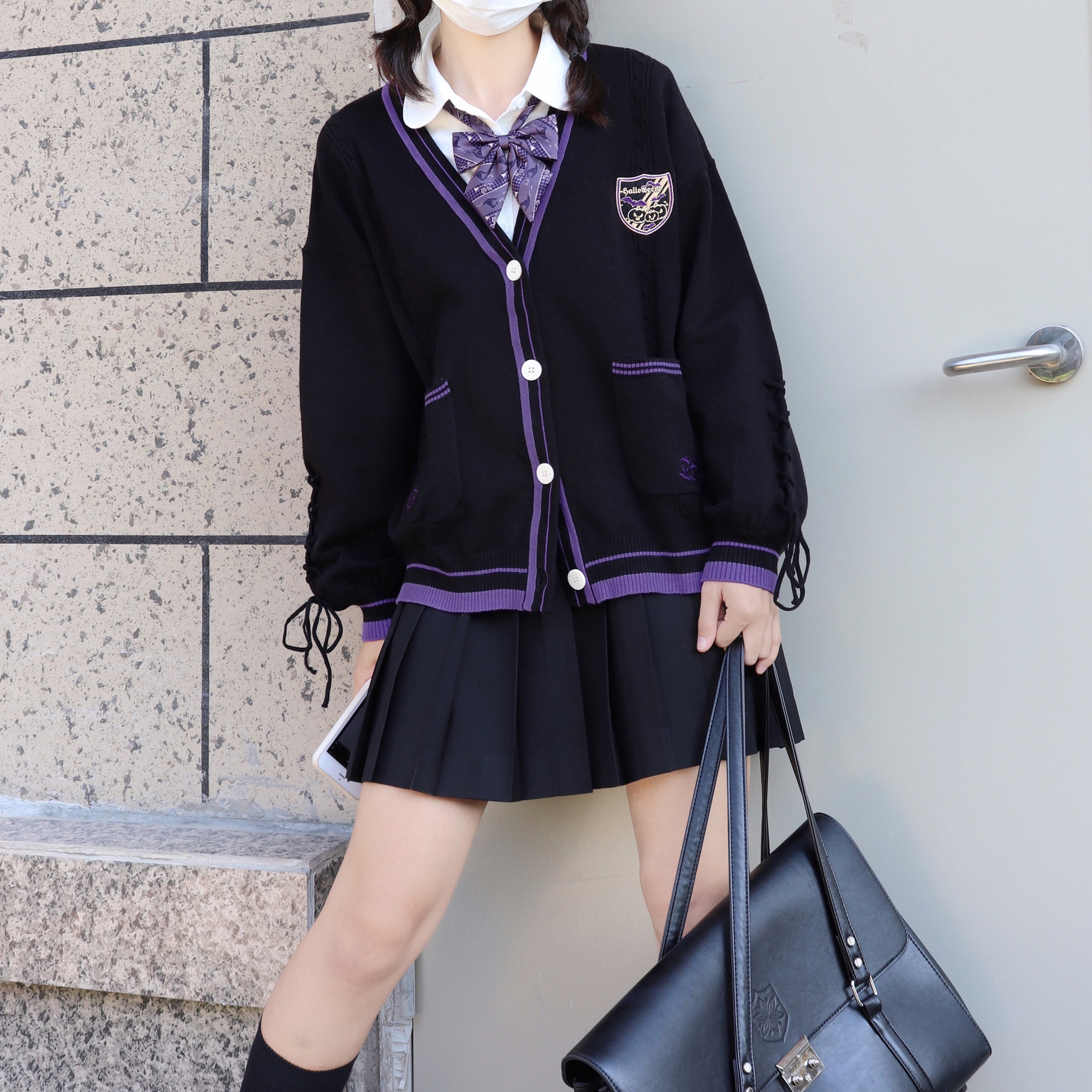 潘特维拉万圣节小女巫针织开衫