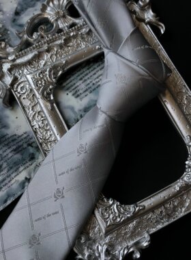 【潘特维拉】玫瑰战争-银色版 JK/DK制服原创设计领带西式衬衫