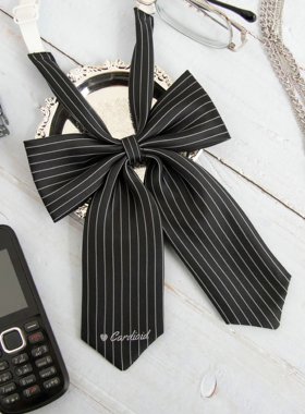 【潘特维拉】心形函数领结 特惠款原创JK/DK西式制服条纹小众领带