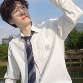 DK日系原创制服长袖 白银JK 月票贩售衬衫 学院风衬衣 潘特维拉