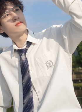 【潘特维拉】月票贩售衬衫-白银JK/DK日系原创制服长袖学院风衬衣