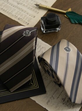 【潘特维拉】池泽川 原创JK/DK制服领带美拉德日系衬衫小物领结