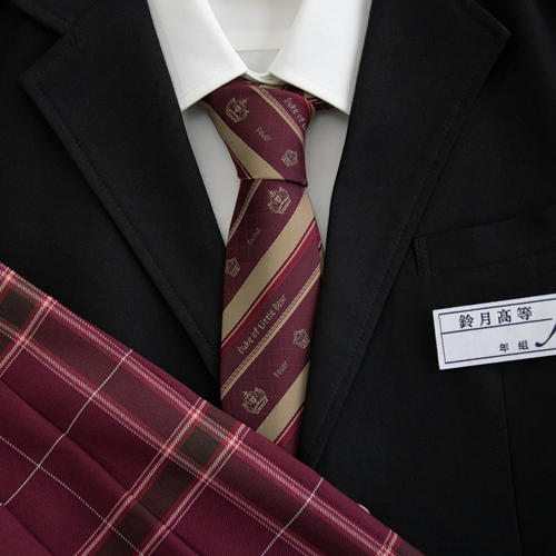 【潘特维拉】熊熊皇冠JK/DK红色校供感学生学院风休闲制服配饰